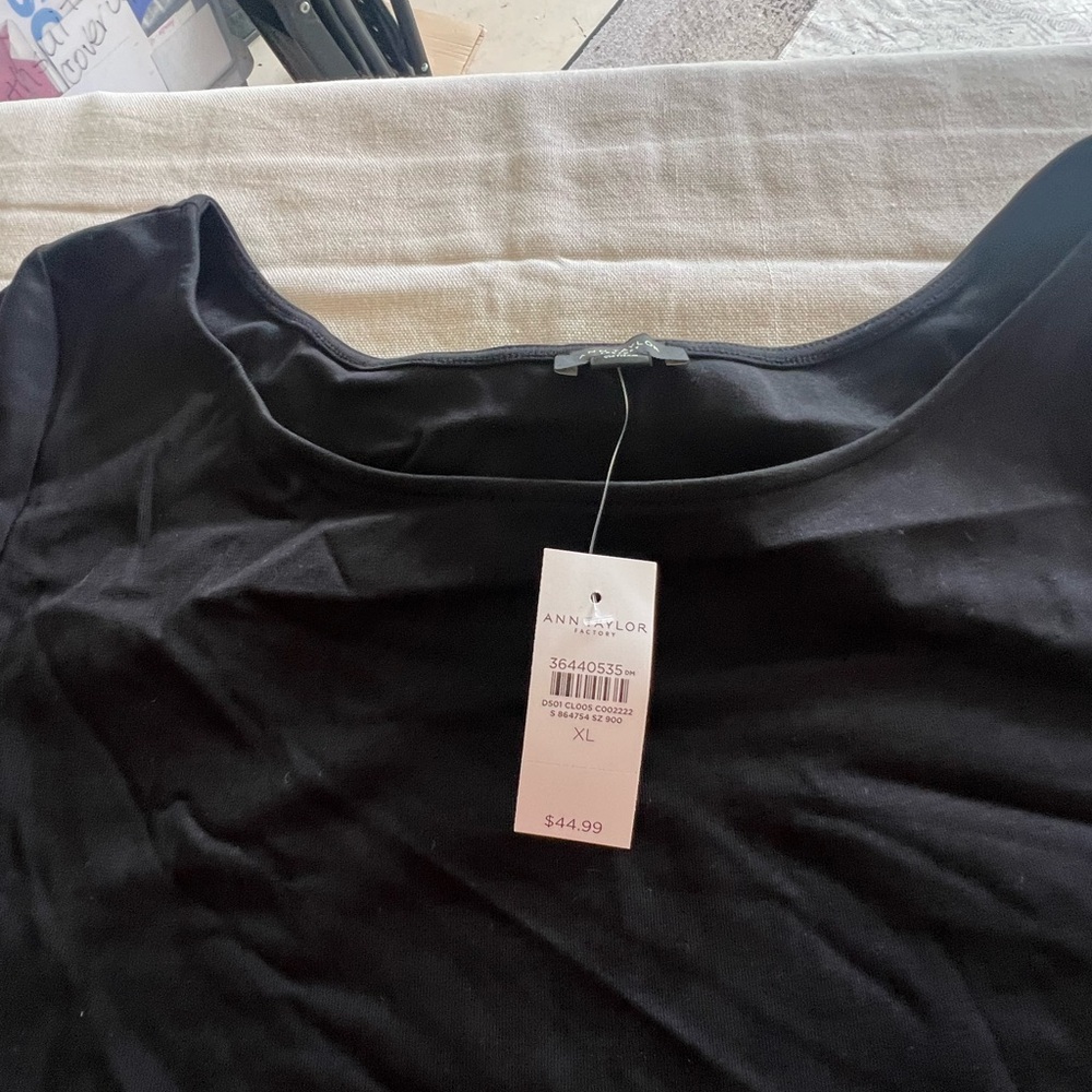 Ann Taylor Classic Black Blouse